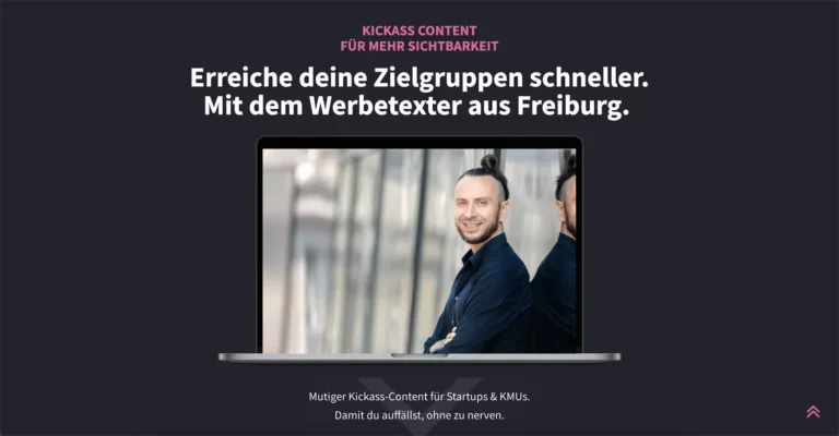 Websiteerstellung von Textzeugx Freiburg. Werbetexter Gregor Peterek