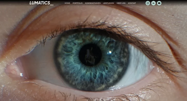 Webagentur Freiburg Portfolio für Lumatcics Media